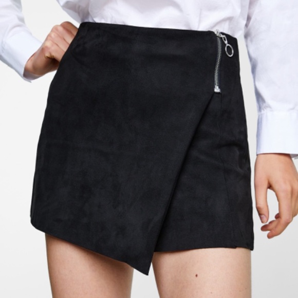 Zara Pants - ZARA FAUX SUEDE SKORT Zara Pants - ZARA FAUX SUEDE SKORT